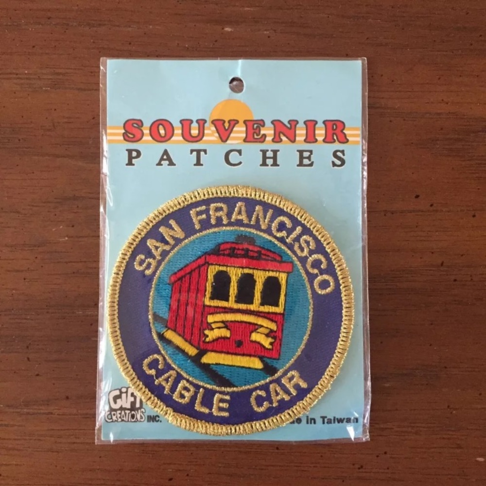 🆕🔥 NEW & Rare San Francisco Red Cable Car Patche